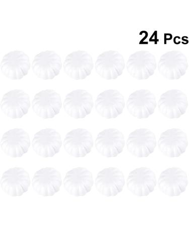 LIFKICH 24 Pcs White Mini Pumpkin Miniature Pumpkin Desktop Pumpkin Decor Foam Diy Pumpkin Party Pumpkin Foam Balls Balloon Stickers Fake Pumpkins Simulation Pumpkin Child Halloween Crafts - Buy Online on GoSupps.com