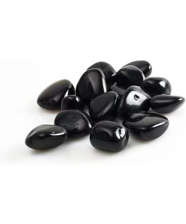 Crystal 200g 15mm-20mm Polished Natural Obsidian Tumbled Stones Quartz Crystal Crafts Can be Used for JIZTGEDM - Buy Online on GoSupps.com
