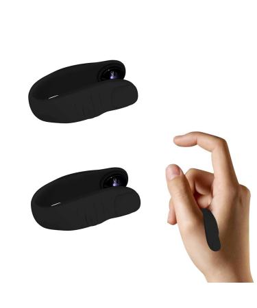 2 x weight loss clip for hand purelief weight loss hand clip acupressure clips portable hand-clip device portable massage acupresser stress relief clip (black)