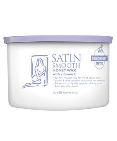 Satin Smooth Honey Soft Wax (Strip) 400g (14 oz) Can