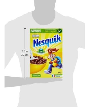 Nestl Nesquik Breakfast Cereal 500g Pack - Pack of 4 - Buy Online on GoSupps.com