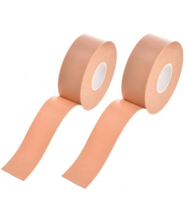 Moleskin Padding Adhesive Tape, Moleskin Padding for Shoes, Moleskin Tape for Toes Feet Blisters Prevention, 2 Rolls