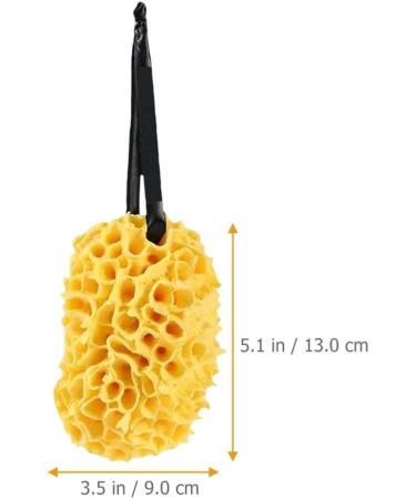 Beavorty 3pcs Honeycomb Bath Ball Sponges - Natural Exfoliating Loofah for Skin Cleansing & Shower | International Shipping Available - Buy Online on GoSupps.com