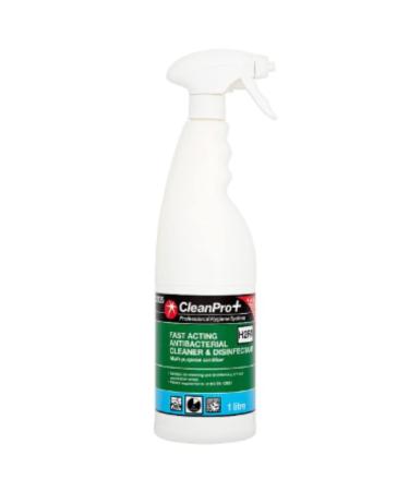 CleanPro+ Fast Acting Antibacterial Cleaner & Disinfectant H2FA 1 Litre x 6 Antibacterial Cleaner & Disinfectant 6