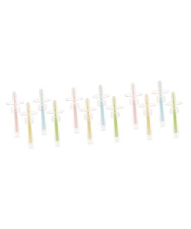 Fomiyes 12 Stk Baby toothbrush Newborn toothbrush children's toothbrush baby training toothbrush toothbrush for mouth cleaning toothbrush for oral care pets pet kieselgel travel baby brush
