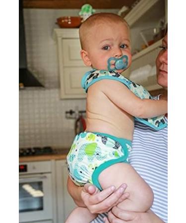 Petit Lulu XL Overpants for Cloth Diapers (12-17 kg) - Velcro Chilling Sloth | International Shipping Available - Buy Online on GoSupps.com