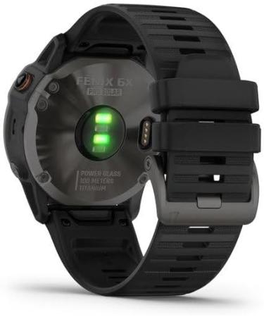 Buy Garmin Fenix 6X Solar Titanium DLC Black/Grey | International Shipping Available - Buy Online on GoSupps.com
