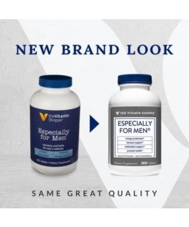 The Vitamin Shoppe Men's Multivitamins - Antioxidant & Prostate Health Support (300 Tablets) - Buy Online on GoSupps.com