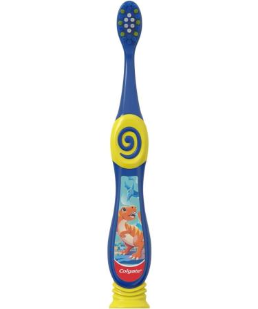 Colgate Dinosaur Toothbrush for Kids 2-5 Years - Pack of 6 | Extra Soft Bristles with Suction Cup - Buy Online on GoSupps.com