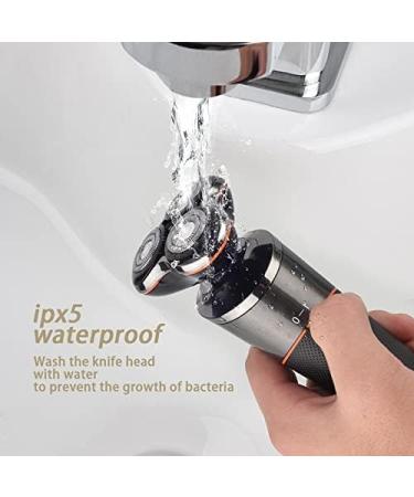 Head Shaver for Men - 4in1 IPX5 Wet Dry Electric Razor for Facial & Body Hair - Rechargeable Beard Shaving Tool - Buy Online on GoSupps.com
