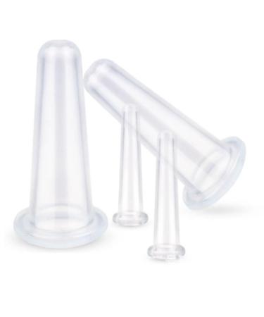 4-part facial butt set silicone vakuum-anti-aging face cup for face facial suction facial suction tool facial suction tool massage mug for body facial care