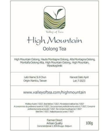 Tie Guan Yin Oolong Tea - Taiwanese High Mountain Green Oolong - Tieguanyin Wu Long Tea from Taiwan 100g - Buy Online on GoSupps.com