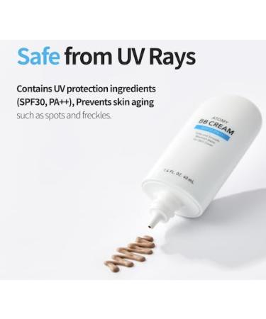 BB Cream SPF30 PA++ 40ml Flawless Lightweight Coverage for Skin Tone Moisturizing UV Protection Balm Compact Korean Face Base for Brightening and Skin Care - Buy Online on GoSupps.com