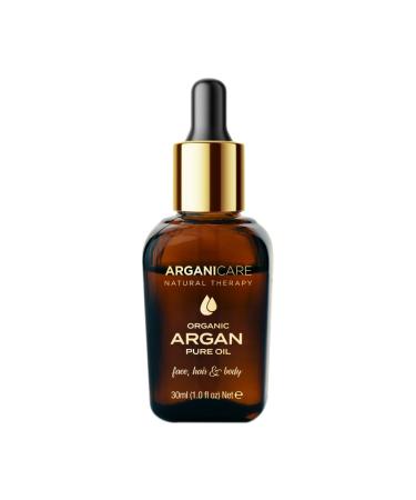 ARGANICARE - Huile d'Argan Bio 3-en-1 - Pour Cheveux Corps et Visage - 30 ml Translucide 30 ML