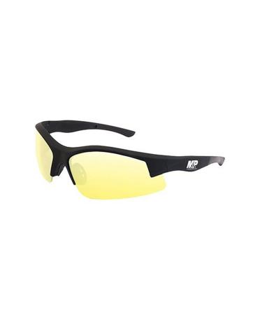 Smith & Wesson M&P Super Cobra Frame Shooting Glasses with No-Slip Rubber, Impact Resistance and Anti-Fog Lenses for Shooting, Working and Everyday Use
