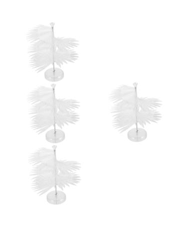 minkissy Lot de 4 pr sentoirs ongles pour nail art - Pr sentoir ongles - Pr sentoir ongles - Pr sentoir pour faux ongles 1 unit (Lot de 1) Transparent x 4 pi ces