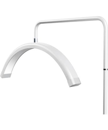 LED Half Moon Floor Lamp for Beauty Skincare & Lash Extension | Eyelash Lighting for Filming & Content Creation - White - Buy Online on GoSupps.com
