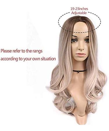 Ombre Wig Brown To Ash Blonde Redlution High Density Heat Resistant Synthetic Hair Weave Full Wigs For Women RN-135 - Buy Online on GoSupps.com