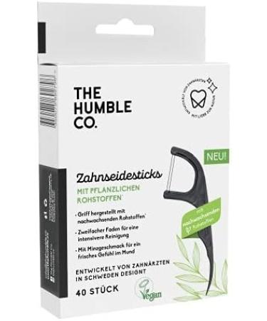 Humble Co. Dental Floss Sticks - 40 Count | Plant-Based & Eco-Friendly | Best International Shipping - Buy Online on GoSupps.com