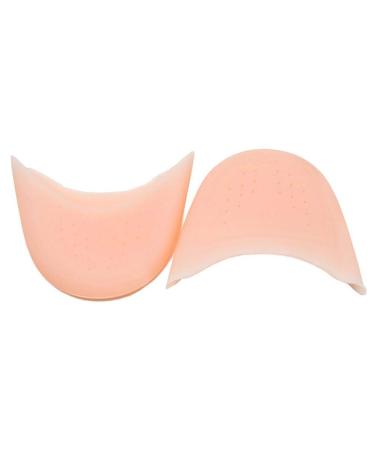 Angzhili Ballet Silicone Gel Toe Caps Soft Ballet Pointe Dances Shoes Front Toe Caps Cover Toe Protector with Breathable Hole Cushions Pain Relief Metatarsal Covers (Skin)