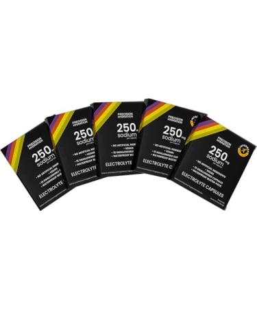 Precision Hydration SweatSalts Electrolyte/Salt Capsules, Leakproof Fights Cramps, Natural Digestion-Friendly Formula - Glute