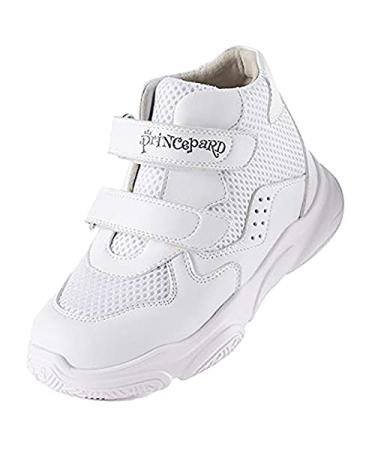 Orthopedic Shoes for Kids and Toddlers Children's Corrective Sneakers with Ankle Support and Anti-Slip Soles for Boys and Girls'Flat Feet or Tiptoe Walking 5 Toddler White