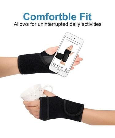 Carpal Tunnel Wrist Splint Support Wrist Brace for Joint Pain Relief Arthritis Sprains Tendonitis Repetitive Strain Injury Adjustable Hand Guard for Men and Women Left Hand one Size left hand one size - Buy Online on GoSupps.com
