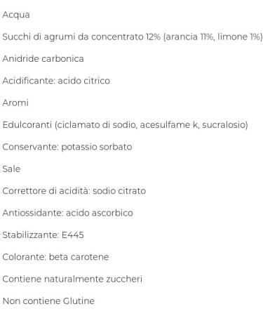  San Benedetto San Benedetto Allegra Aranciata Zero PET Pack of 12 Sugar-Free Bottles 0.75 L Sugar-Free Orange Lemonade - Buy Online on GoSupps.com