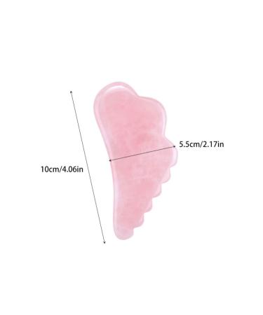 Quartz Wing Scraping Board - Crystal Facial Massage Tool for Beauty Therapy & Skincare - Buy Online on GoSupps.com