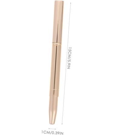 Housoutil Double Ended Lipstick Brush Lip Makeup Brush Blush Brush Portable Lipstick Applicator Brush for Makeup Beauty Kit Miss Applicator Brush Artificial Fiber Super Soft 12x1x1cm Golden - Buy Online on GoSupps.com