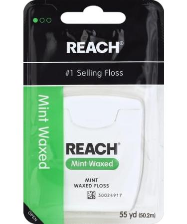 Buy Johnson & Johnson Reach Interdental Floss - Mint Waxed 55 yds | International Shipping Available - Buy Online on GoSupps.com