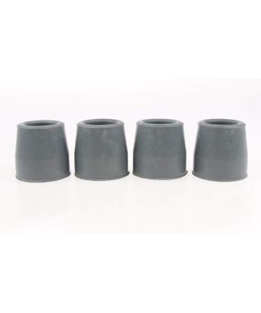 4 Pcs Rubber Walking Stick Ferrules Cane Pin Crutch Pads Caps Tip Bottom Protector Ends Durable - Gray - Buy Online on GoSupps.com