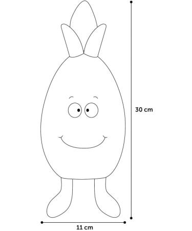 Flamingo HS Fruity Pineapple Yellow 30cm - Exotic Decor | International Shipping Available - Buy Online on GoSupps.com