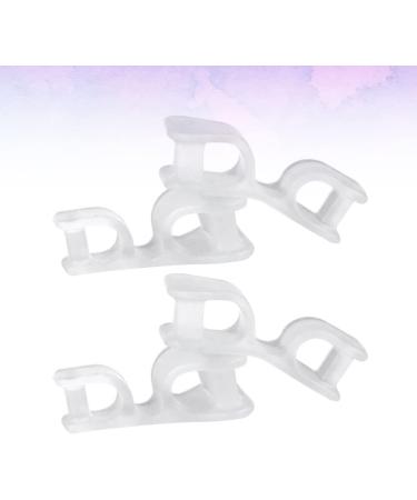 Healvian Thumb Splint 4 Pair + Toe Separators | Hallux Valgus Corrector | Overlapping Toe Orthotics + Clear Thumb Protector - Buy Online on GoSupps.com