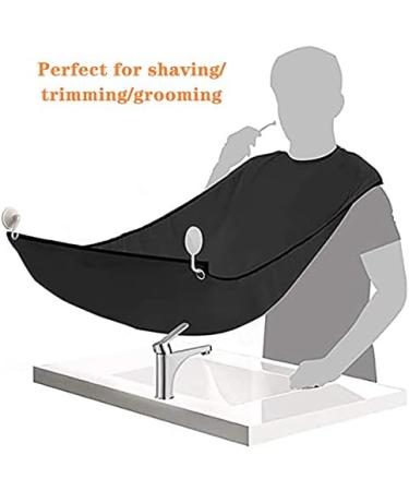 Siuke Shaving Towel & Beard Apron for Men - Perfect Gift for Fathers Husbands & Friends - Includes 2 Strong Suction Cups - Buy Online on GoSupps.com