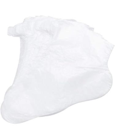 200 Disposable Foot Covers - Plastic Paraffin Booties for Pedicure | International Shipping - Buy Online on GoSupps.com