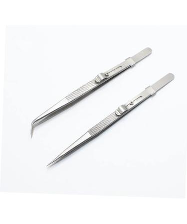 OFFSCH 1pc Set Multifunctional Tweezer Pointed Card Making Kit Jewelry Kit Laboratory Work Diamond Pointy Repair Kit Lengthen Elbow 16*1cm As Shown - Buy Online on GoSupps.com
