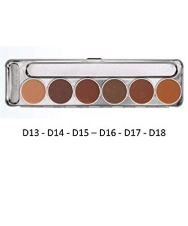 Kryolan Dermacolor Camouflage Cream Palette - 6 Shades for Flawless Coverage - International Shipping Available - Buy Online on GoSupps.com