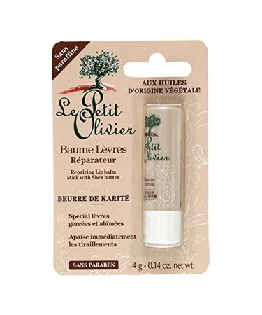Le Petit Olivier Repairing Lip Balm Shea Butter Paraben Free 4g (pack of 3)