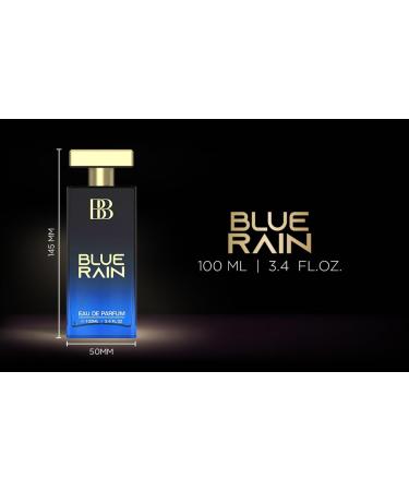 Bergamot Beaut'e Blue Rain Eau De Parfum | Best Perfume for Men with Aquatic and Musk for All Occasions | Long Lasting Premium Fragrance for Man 100ml - Buy Online on GoSupps.com