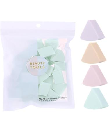 POPETPOP 1 makeup wedge bulk Facial Powder Puff Foundation Smooth Apply makeup puff triangle sponge makeup exfoliating sponge Powder Puff cosmetic wedge cleansing Setting Powder 8.3X8.3X10CM As Shown - Buy Online on GoSupps.com