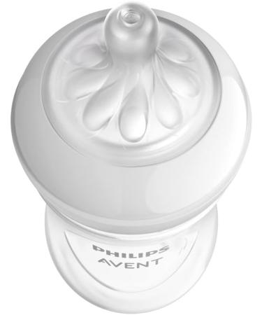 Philips Avent Natural Baby Bottle With Natural Response Nipple Clear 4oz 3 pack SCY900/03 - Buy Online on GoSupps.com