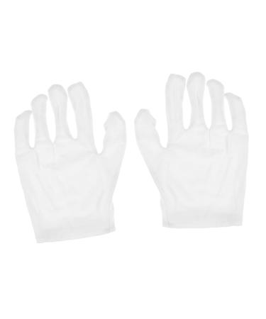 Beavorty 2 Pairs moisturizing Hand Gloves Cleaning Gloves spa Gloves Hand moisturizer Gloves Party Etiquette Gloves Hydrating Gloves Gel Gloves Beauty Gloves White handguard Work Non-Slip