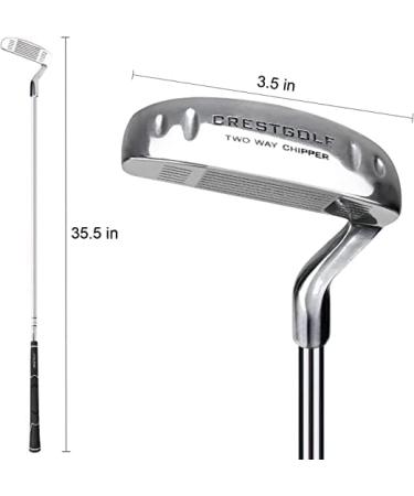 MYKUJA Two-Way Chipper Golf Club | Versatile Golf Wedge for Men & Women | 35 Degree Dual-Handed Chipper - Buy Online on GoSupps.com