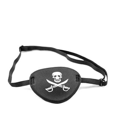 Pirate Skull Crossbone Eye Patch for Halloween - 1pc - Buy Online on GoSupps.com
