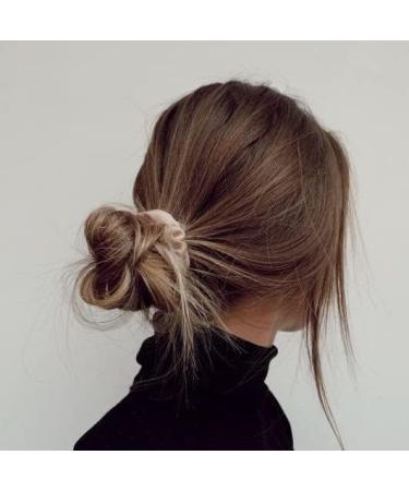 Generse Flannel Hair Ties - 6 Black Hair Ropes for Women & Girls | Stylish Hair Accessories - Buy Online on GoSupps.com