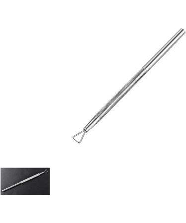 Cuticle Pusher Nail Armor Stainless Steel Triangle Cuticle Peeler Scraper Remove Gel Nail Polish Nail Art Manicure Remover Tool Nail armor - Buy Online on GoSupps.com