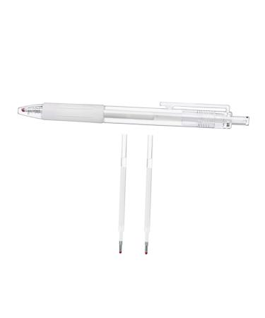 Beavorty 1 Set Auxiliary Eyebrow Pencil Body Pen Embroidered Eyebrow Pen Using Pen Marking Pen White Plastic 14.00X1.40X1.40CM White