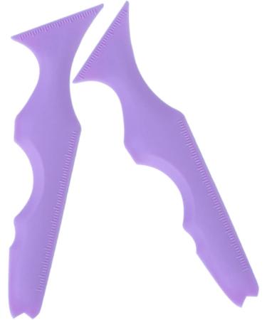 Ipetboom 4 Pcs Silicone Beauty Ruler Eyeliner Pencil Eyelash Guide Shield Eyebrow Guide Stencils Safety Mask - Buy Online on GoSupps.com