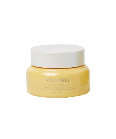 VELY VELY Water Glow Balm Moisturizer - Glowing Moisturizing Gel Hydrating for All Skin Types (50 g/1.76 oz)